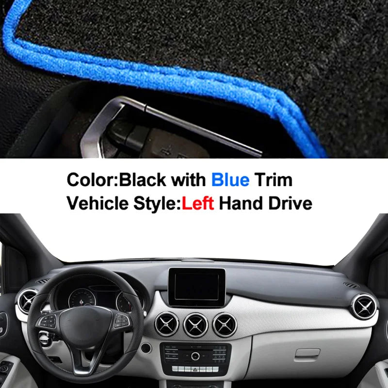 Alfombrilla Cubresalpicadero para Mercedes-Benz Clase B W246 (2012-2018) B160, B180 y B200