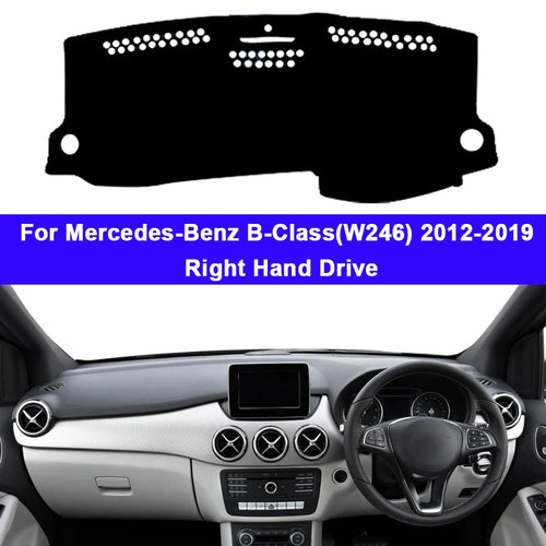 Alfombrilla Cubresalpicadero para Mercedes-Benz Clase B W246 (2012-2018) B160, B180 y B200