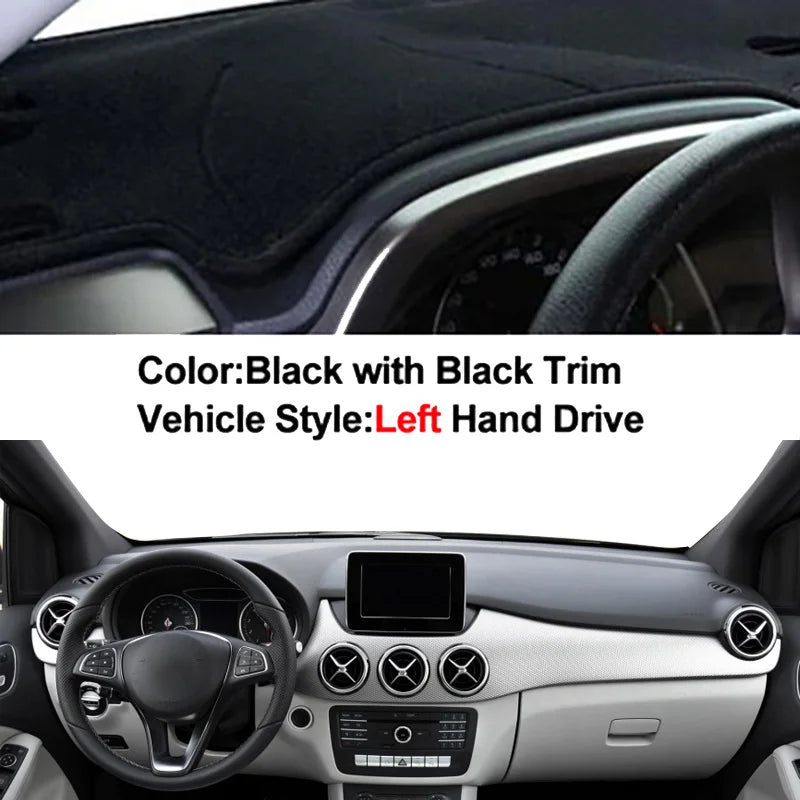 Alfombrilla Cubresalpicadero para Mercedes-Benz Clase B W246 (2012-2018) B160, B180 y B200