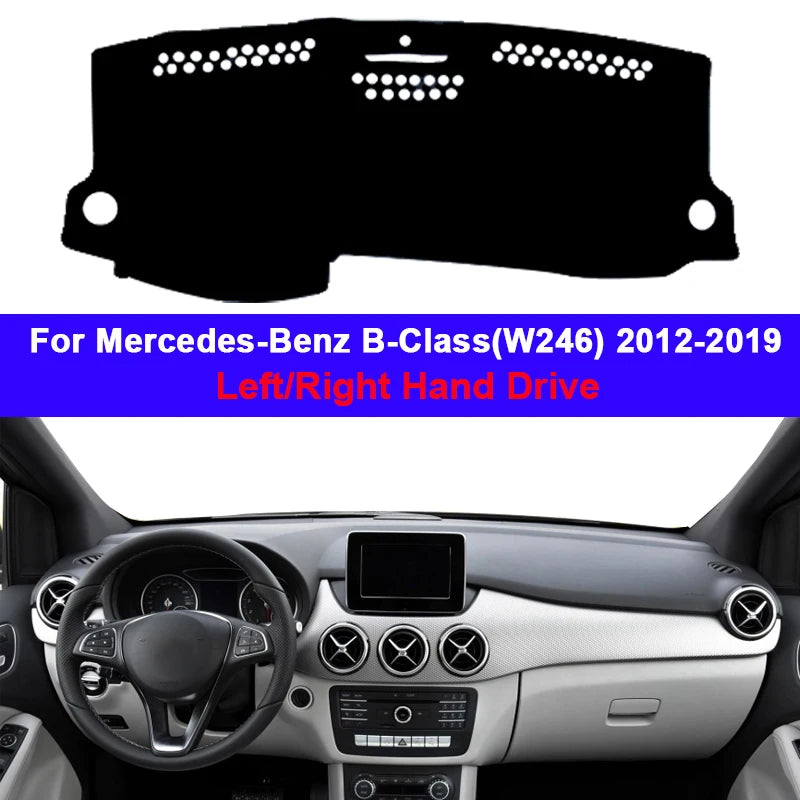 Alfombrilla Cubresalpicadero para Mercedes-Benz Clase B W246 (2012-2018) B160, B180 y B200
