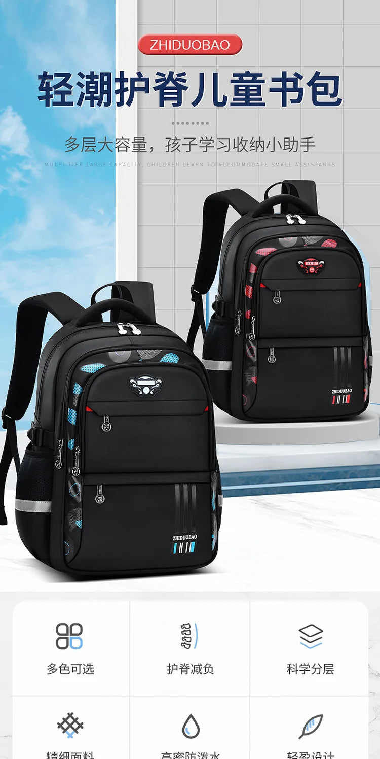 Mochila Escolar Infantil Impermeable para Niños – Ergonómica y Ortopédica con Distribución del Peso
