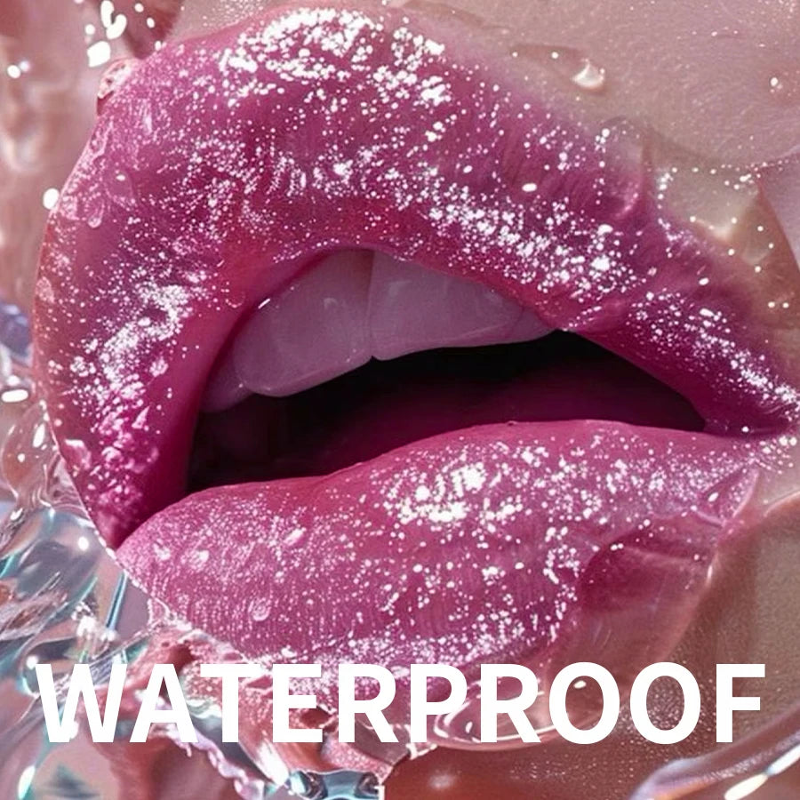 Labial con Brillo y Efecto Diamante – Tinta de Labios de Larga Duración