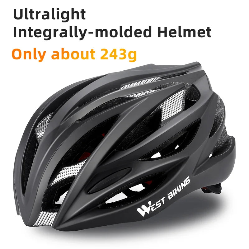 Casco de ciclismo ultraligero WEST BIKING-MTB y carretera