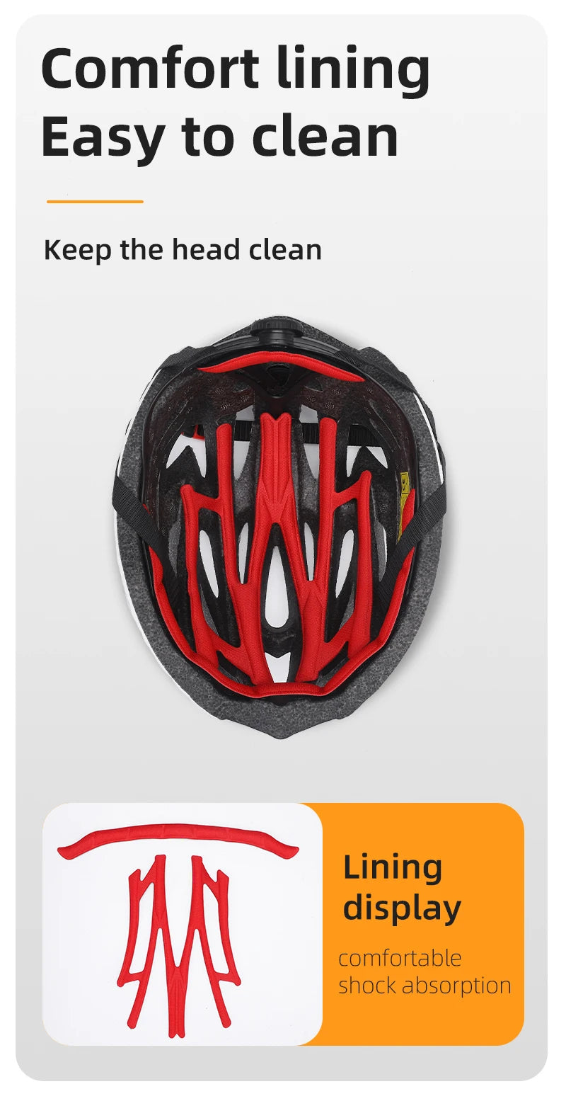Casco de ciclismo ultraligero WEST BIKING-MTB y carretera