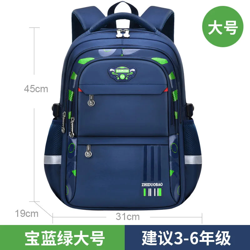Mochila Escolar Infantil Impermeable para Niños – Ergonómica y Ortopédica con Distribución del Peso