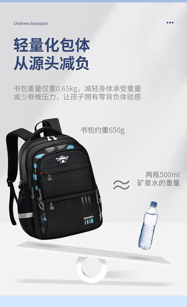 Mochila Escolar Infantil Impermeable para Niños – Ergonómica y Ortopédica con Distribución del Peso
