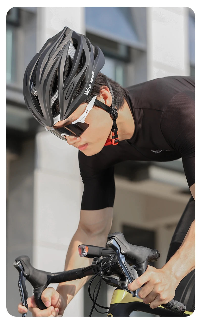 Casco de ciclismo ultraligero WEST BIKING-MTB y carretera